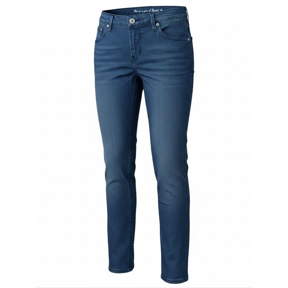 Levi's Hi Rise Skinny Blue Denim Jeans 2
